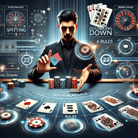 Blackjack je hra, v ktorej hráč hrá proti krupiérovi. 