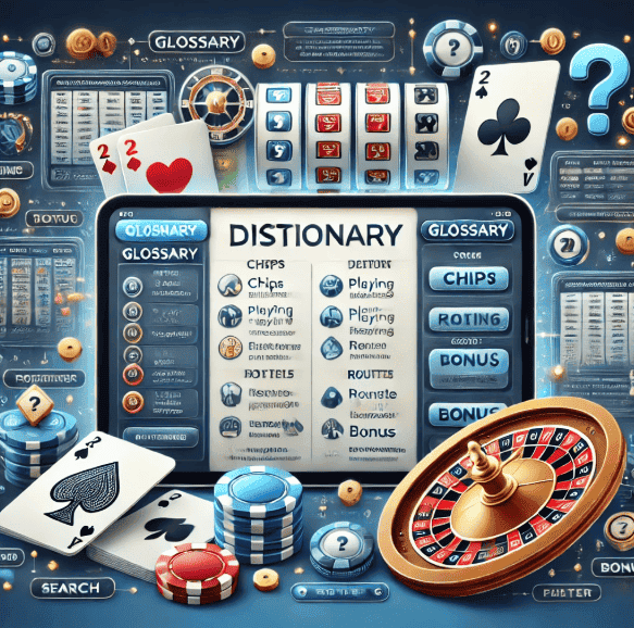 Aké pojmy sa používajú v kasínach?
